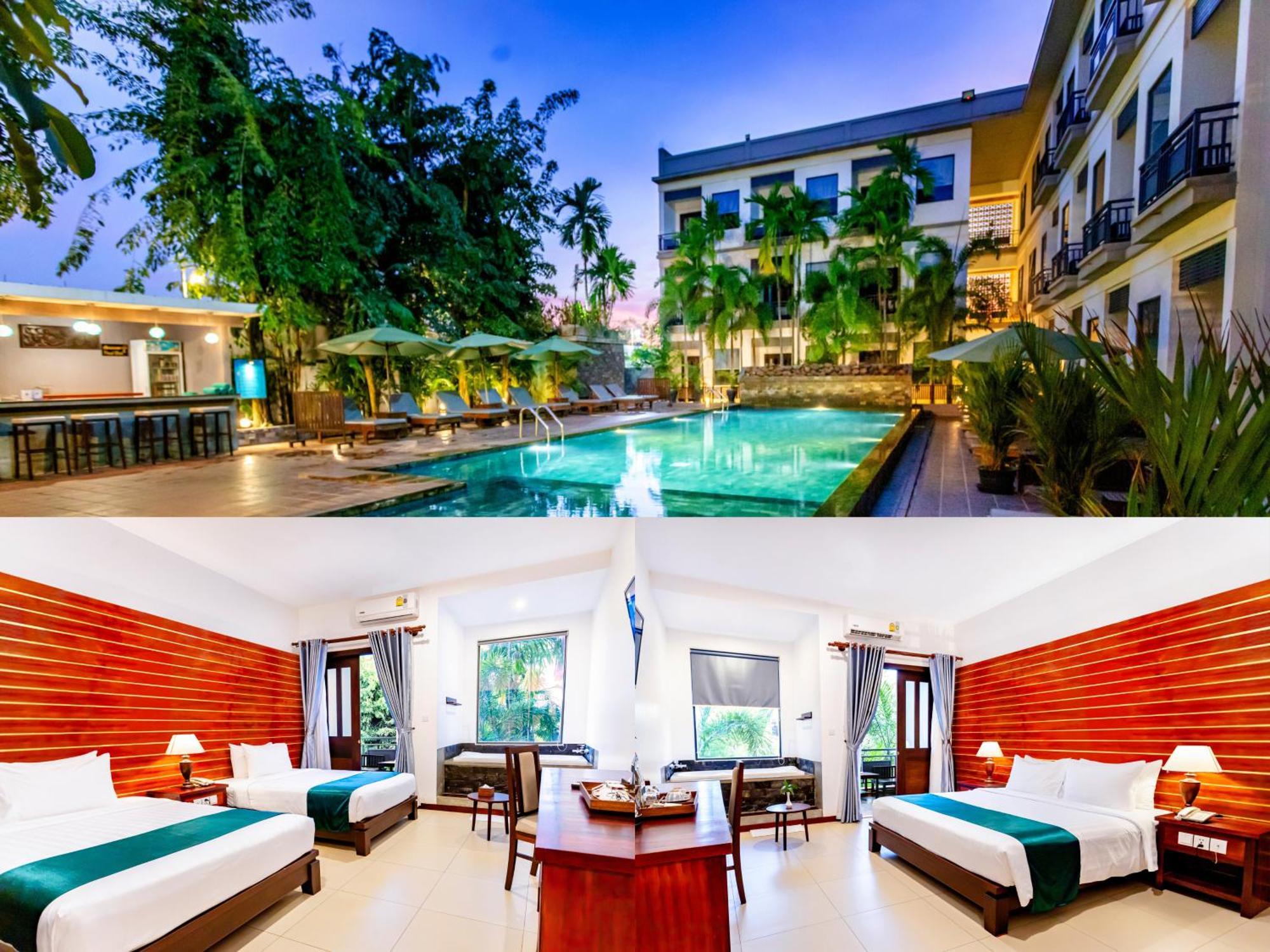 Green Amazon Residence Hotel Siem Reap Buitenkant foto